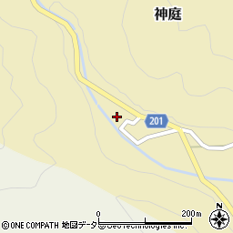 岡山県真庭市神庭253周辺の地図
