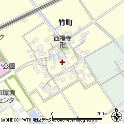滋賀県近江八幡市竹町327周辺の地図