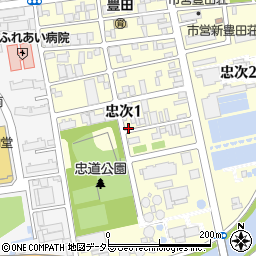 大銑産業株式会社　倉庫周辺の地図