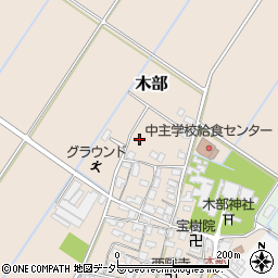 滋賀県野洲市木部790周辺の地図