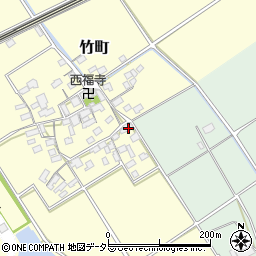 滋賀県近江八幡市竹町346周辺の地図
