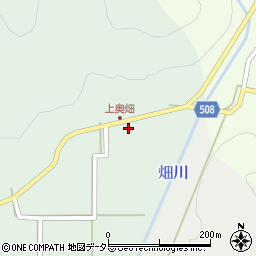 兵庫県丹波篠山市奥畑46周辺の地図