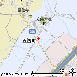 滋賀県東近江市五智町145周辺の地図