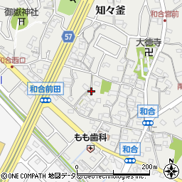 愛知県愛知郡東郷町和合周辺の地図
