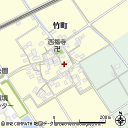 滋賀県近江八幡市竹町344周辺の地図