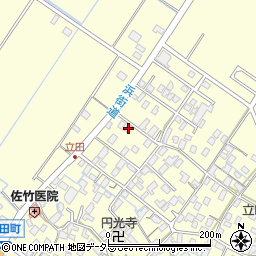 滋賀県守山市立田町1673周辺の地図