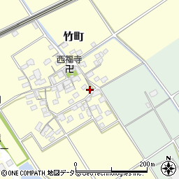 滋賀県近江八幡市竹町345周辺の地図