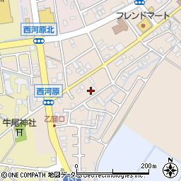 滋賀県野洲市西河原2285周辺の地図