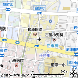 白銀堂周辺の地図