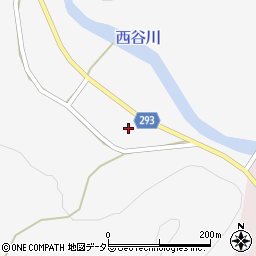 兵庫県丹波市山南町西谷185周辺の地図