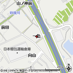 愛知県みよし市莇生町一色周辺の地図