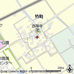 滋賀県近江八幡市竹町328周辺の地図