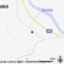 兵庫県丹波市山南町西谷216周辺の地図