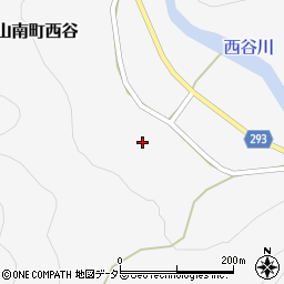 兵庫県丹波市山南町西谷233-1周辺の地図