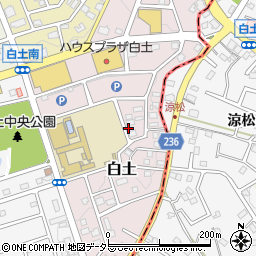 愛知県名古屋市緑区白土周辺の地図