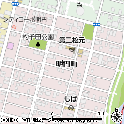 愛知県名古屋市南区明円町周辺の地図