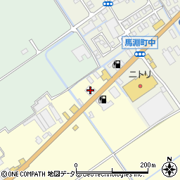 なごみねこ近江八幡店周辺の地図