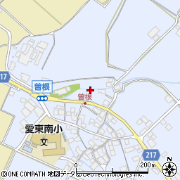 滋賀県東近江市曽根町798周辺の地図