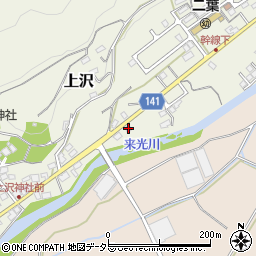 静岡県田方郡函南町上沢653-7周辺の地図