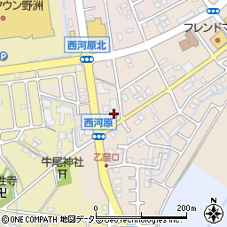 滋賀県野洲市西河原2230周辺の地図