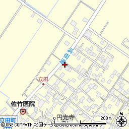 滋賀県守山市立田町1674周辺の地図
