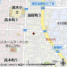 愛知県名古屋市港区油屋町4丁目6周辺の地図