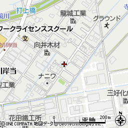 愛知県みよし市莇生町水洗周辺の地図