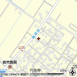 滋賀県守山市立田町1258周辺の地図