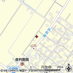 滋賀県守山市立田町4101周辺の地図