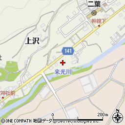 静岡県田方郡函南町上沢653-9周辺の地図