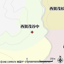 京都府京都市北区西賀茂谷中周辺の地図
