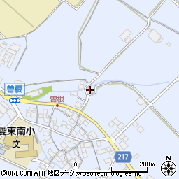 滋賀県東近江市曽根町830周辺の地図