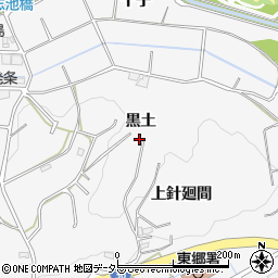 愛知県愛知郡東郷町春木黒土周辺の地図