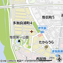 愛知県名古屋市港区多加良浦町周辺の地図