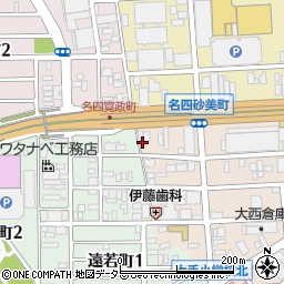 愛知県名古屋市港区名四町42周辺の地図