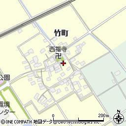 滋賀県近江八幡市竹町326周辺の地図