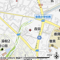愛知県愛知郡東郷町春木音貝周辺の地図