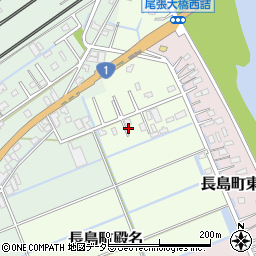 三重県桑名市長島町殿名870-3周辺の地図