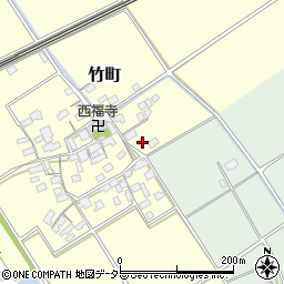 滋賀県近江八幡市竹町54周辺の地図