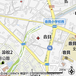 愛知県東郷町（愛知郡）春木（音貝）周辺の地図