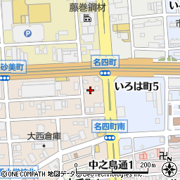 愛知県名古屋市港区名四町14周辺の地図