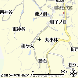 愛知県豊田市国谷町（貫場様）周辺の地図