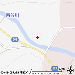 兵庫県丹波市山南町西谷125-1周辺の地図