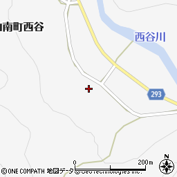 兵庫県丹波市山南町西谷232周辺の地図