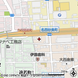 愛知県名古屋市港区名四町38周辺の地図