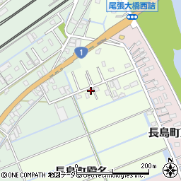 三重県桑名市長島町殿名869周辺の地図