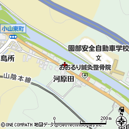 京都府南丹市八木町室河原河原田周辺の地図