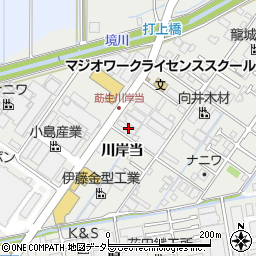 愛知県みよし市莇生町川岸当13周辺の地図