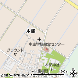 滋賀県野洲市木部2162周辺の地図