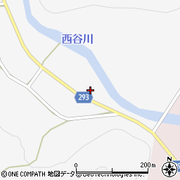 兵庫県丹波市山南町西谷177周辺の地図